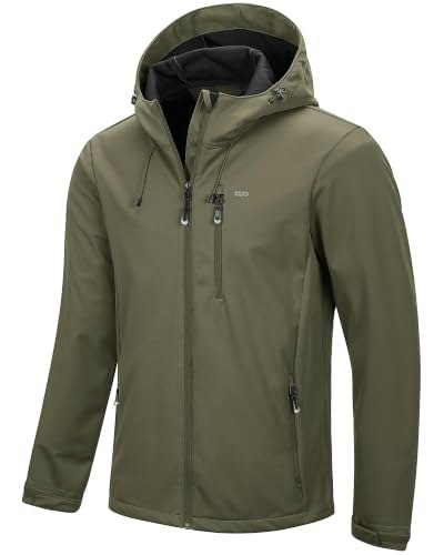33,000ft Men's Hooded Waterproof Softshell Rain Jacket: $40.78 33,000ft Men's Hooded Waterproof Softshell Rain Jacket: $40.78