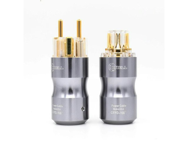 24k Gold-Plated Hi-Fi Power Plug Pair: $71 24k Gold-Plated Hi-Fi Power Plug Pair: $71