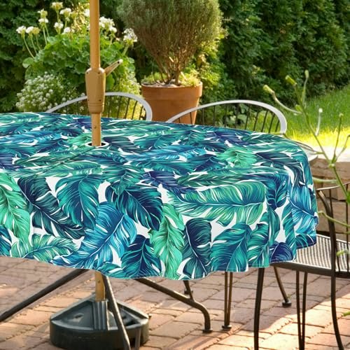 Virtumob 60" x 84" Oval Outdoor Tablecloth: $9.98