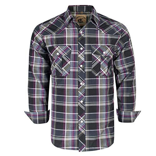 Coevals Club Men's Long Sleeve Pearl Snap Plaid Western Shirt: $26.34 Coevals Club Men's Long Sleeve Pearl Snap Plaid Western Shirt: $26.34