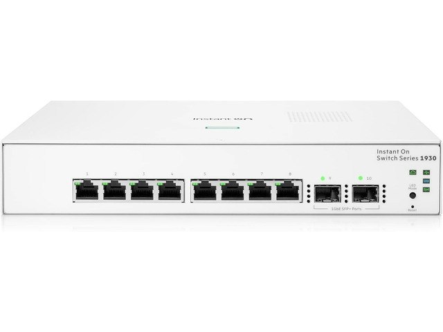 HPE Networking Instant On 1930 8-Port Smart-Managed Ethernet Switch: $237.39 HPE Networking Instant On 1930 8-Port Smart-Managed Ethernet Switch: $237.39