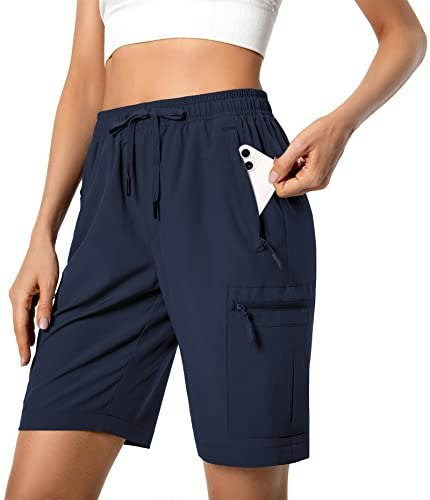 Hugut Women's Quick-Dry Lightweight Hiking Cargo Shorts: $24.43 Hugut Women's Quick-Dry Lightweight Hiking Cargo Shorts: $24.43