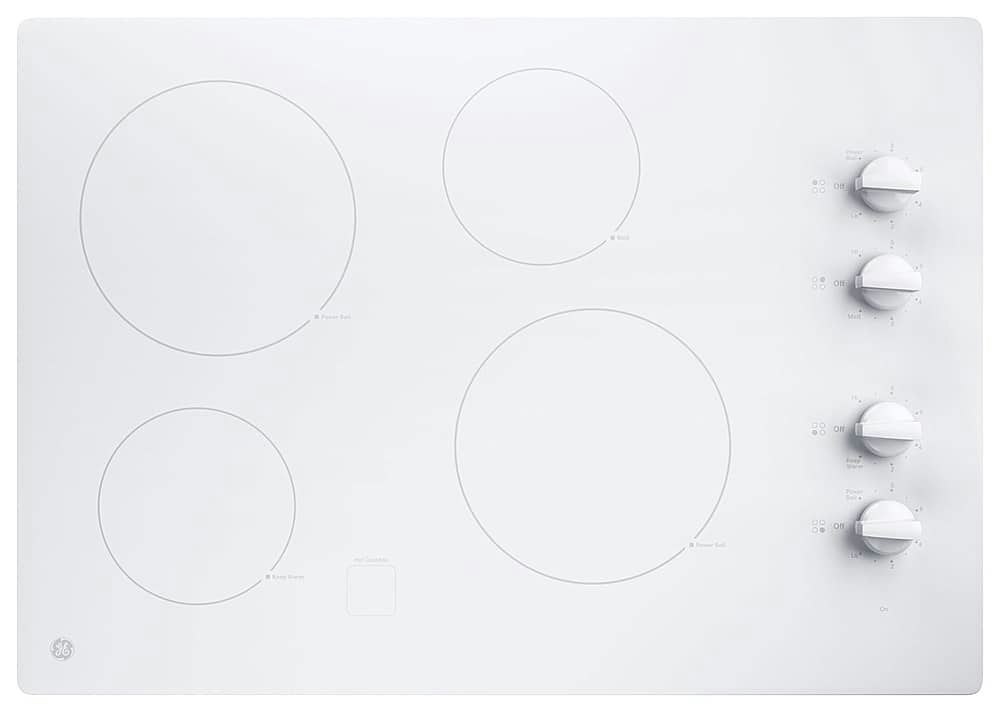 GE 30-Inch 4-Element Electric Built-In Cooktop: $598.99 GE 30-Inch 4-Element Electric Built-In Cooktop: $598.99