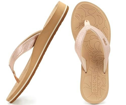 Oncai Women's Yoga Mat Arch Support Flip Flops: $14.29 Oncai Women's Yoga Mat Arch Support Flip Flops: $14.29