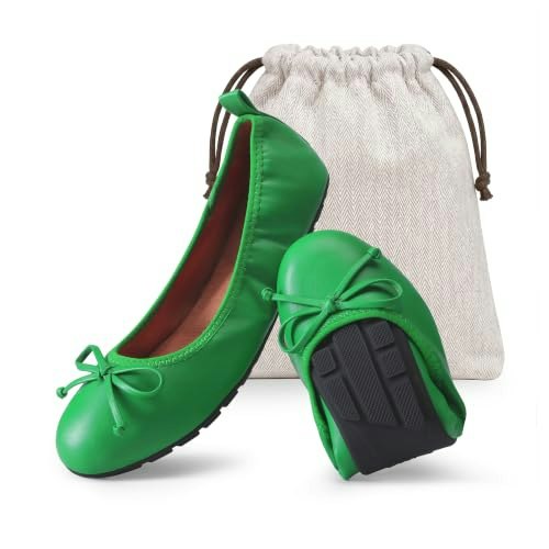 Dream Pairs Women's Foldable Bowknot Ballet Flats: $23.37