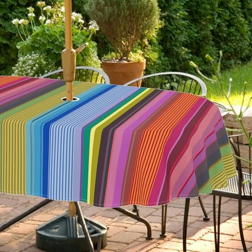 Virtumob 60" x 84" Oval Outdoor Tablecloth: $16.98