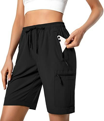 Hugut Women's Quick-Dry Lightweight Hiking Cargo Shorts: $24.43 Hugut Women's Quick-Dry Lightweight Hiking Cargo Shorts: $24.43