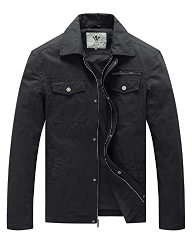 WenVen Men's Vintage Canvas Cotton Military Jacket: $46.98 WenVen Men's Vintage Canvas Cotton Military Jacket: $46.98