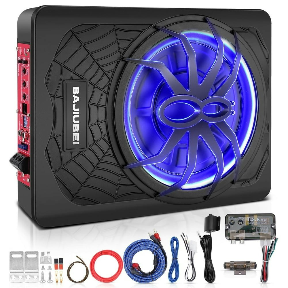 10-inch 1,200W Powered Slim Car Subwoofer: $78.85 10-inch 1,200W Powered Slim Car Subwoofer: $78.85