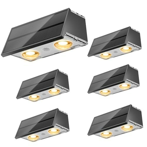 Niorsun Solar LED Up & Down Wall Lights 6-Pack: $33.99 Niorsun Solar LED Up & Down Wall Lights 6-Pack: $33.99