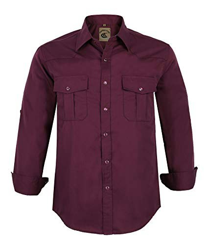 Coevals Club Men's Long Sleeve Western Pearl Snap Work Shirt: $26.34 Coevals Club Men's Long Sleeve Western Pearl Snap Work Shirt: $26.34