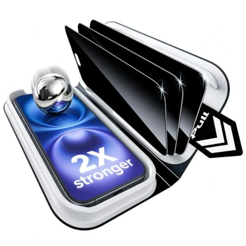 ESR iPhone 16/15 Privacy Screen Protector 3-Pack: $14.44 ESR iPhone 16/15 Privacy Screen Protector 3-Pack: $14.44