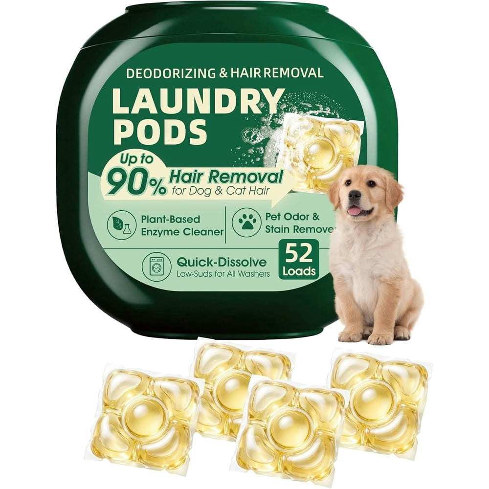 Seedshub Pet Hair Remover Laundry Detergent Pods 52-Count: $35.99 Seedshub Pet Hair Remover Laundry Detergent Pods 52-Count: $35.99