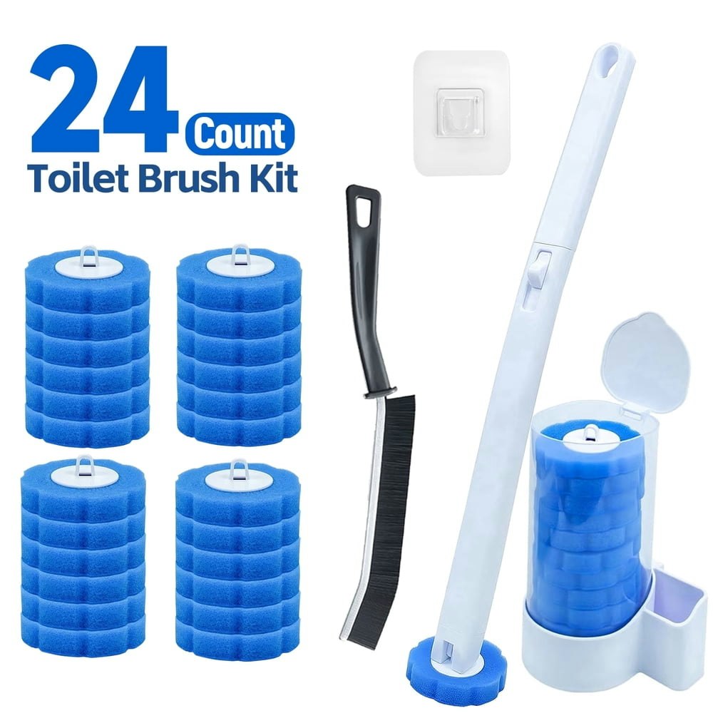 Disposable Toilet Bowl Brush Cleaning System 24-Refill Kit: $12.59 Disposable Toilet Bowl Brush Cleaning System 24-Refill Kit: $12.59
