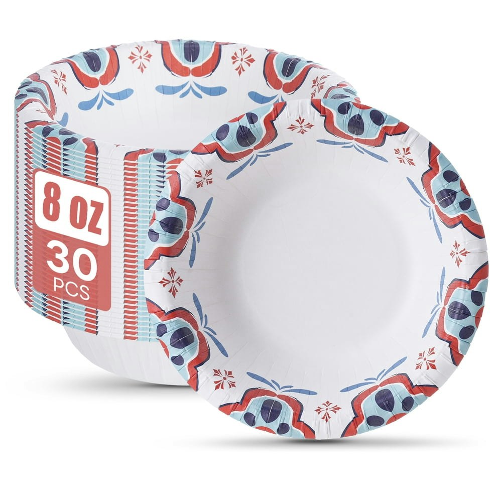 8-oz Disposable Paper Bowls 30-Pack: $10.19 8-oz Disposable Paper Bowls 30-Pack: $10.19