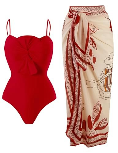 Bawhaht Women's One-Piece Tummy Control Swimsuit with Cover Up: $33.99 Bawhaht Women's One-Piece Tummy Control Swimsuit with Cover Up: $33.99