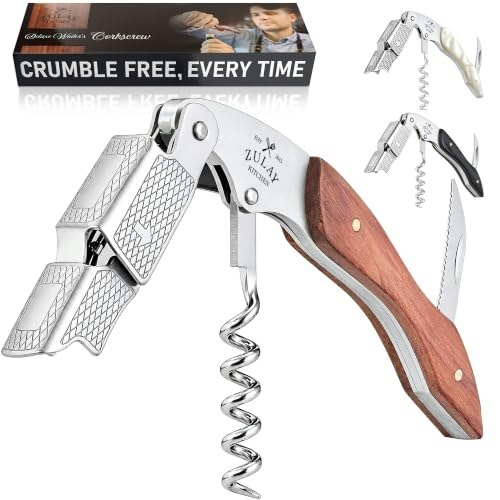 Zulay Kitchen Double Hinged Wine Opener: $8.98
