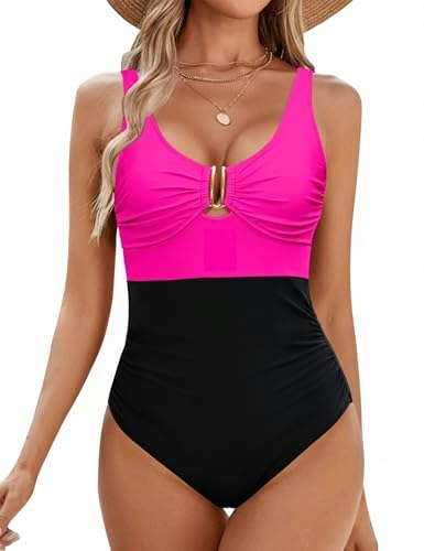 BMJL Women's Ruched Tummy Control One-Piece Swimsuit: $26.34 BMJL Women's Ruched Tummy Control One-Piece Swimsuit: $26.34