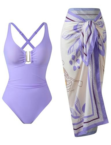 Bawhaht Women's One-Piece Tummy Control Swimsuit with Cover Up: $35.69 Bawhaht Women's One-Piece Tummy Control Swimsuit with Cover Up: $35.69