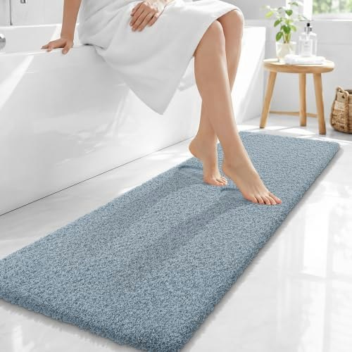 Olanly 59x20-Inch Microfiber Bathroom Runner Rug: $46.98