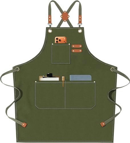 Afun Heavy Duty Cotton Canvas Chef Apron: $16.99 Afun Heavy Duty Cotton Canvas Chef Apron: $16.99