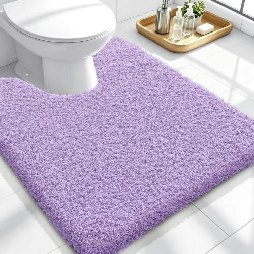 Olanly 24x20-inch U-Shaped Bathroom Rug: $24.98