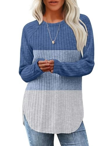 Saloogoe Women's Color Block Pullover Sweater: $13.75 Saloogoe Women's Color Block Pullover Sweater: $13.75