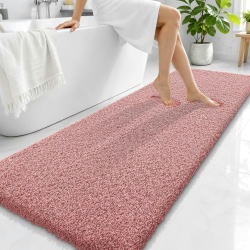 Olanly 70" x 24" Microfiber Bathroom Runner Rug: $66.98 Olanly 70" x 24" Microfiber Bathroom Runner Rug: $66.98