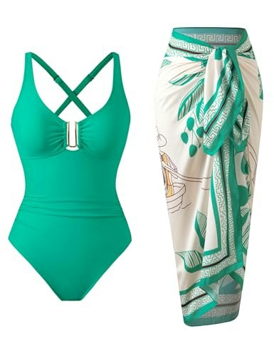 Bawhaht Women's One-Piece Tummy Control Swimsuit with Cover Up: $37.79 Bawhaht Women's One-Piece Tummy Control Swimsuit with Cover Up: $37.79
