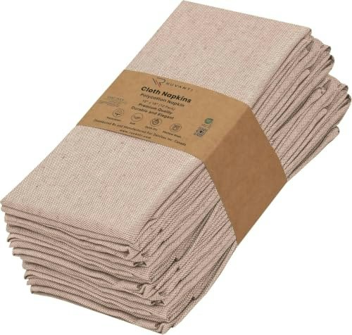 Ruvanti 18x18-Inch Cloth Napkins 12-Pack: $15.29 Ruvanti 18x18-Inch Cloth Napkins 12-Pack: $15.29