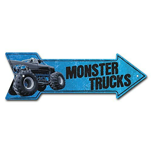 Monster Trucks 18-inch Arrow Sign: $8.61 Monster Trucks 18-inch Arrow Sign: $8.61