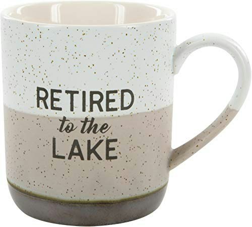 Retired To The Lake 15-oz. Stoneware Coffee Mug: $15.16 Retired To The Lake 15-oz. Stoneware Coffee Mug: $15.16