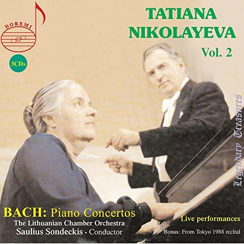 Tatiana Nikolayeva Plays Bach Piano Concertos Vol. 2: $34.48