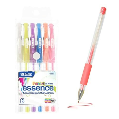Bazic Products Essence Pastel Gel Pens 6-Pack: $4.04
