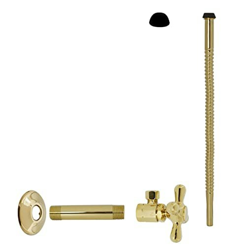 Westbrass 1/2" IPS x 3/8" OD 12-inch Corrugated Riser Supply Line Kit: $71.66 Westbrass 1/2" IPS x 3/8" OD 12-inch Corrugated Riser Supply Line Kit: $71.66