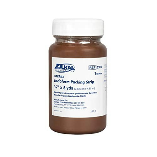 Dukal 1/4\" x 5-yard Iodoform Packing Strip 12-Pack: $39.99