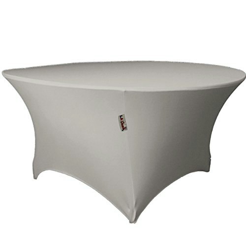 LA Linen 48" Round Spandex Tablecloth: $35.37 LA Linen 48" Round Spandex Tablecloth: $35.37