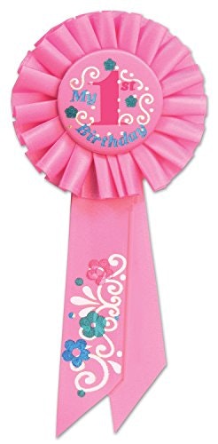 Beistle My 1st Birthday Rosette: $6.62 Beistle My 1st Birthday Rosette: $6.62