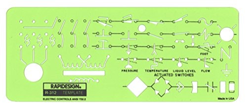 Rapidesign Electric Controls Template: $24.53 Rapidesign Electric Controls Template: $24.53