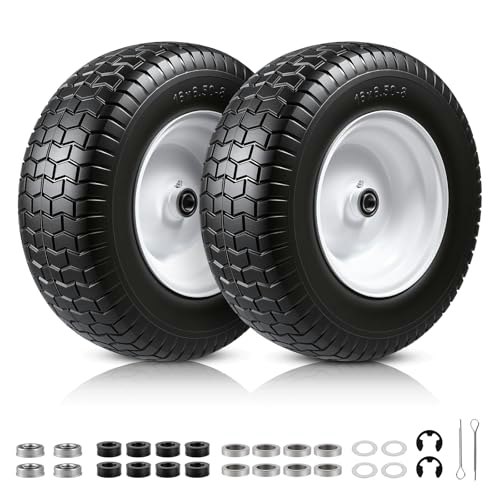 16x6.50-8 Flat-Free Lawn Mower Tire and Wheel: $72.88 16x6.50-8 Flat-Free Lawn Mower Tire and Wheel: $72.88