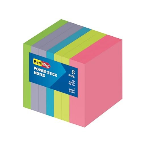 Redi-Tag 3"x3" Sticky Notes 8-Pack: $7.19 Redi-Tag 3"x3" Sticky Notes 8-Pack: $7.19