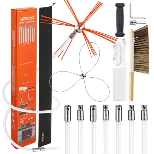 Vevor 23-Foot Chimney Sweep Kit: $42.90 Vevor 23-Foot Chimney Sweep Kit: $42.90
