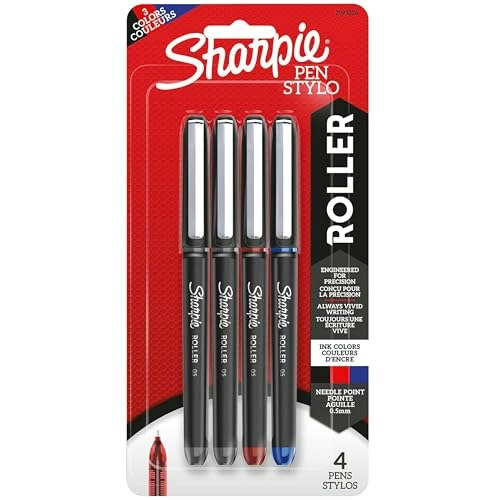 Sharpie Needle Point Rollerball Pen 0.5mm 4-Pack: $9.78 Sharpie Needle Point Rollerball Pen 0.5mm 4-Pack: $9.78