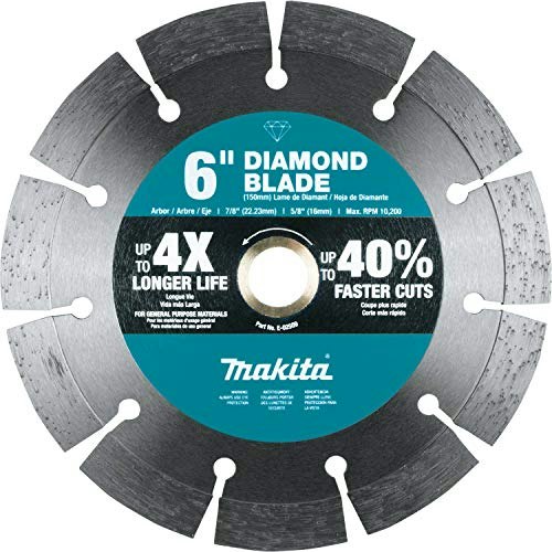 Makita 6-Inch Segmented Diamond Blade: $0 Makita 6-Inch Segmented Diamond Blade: $0