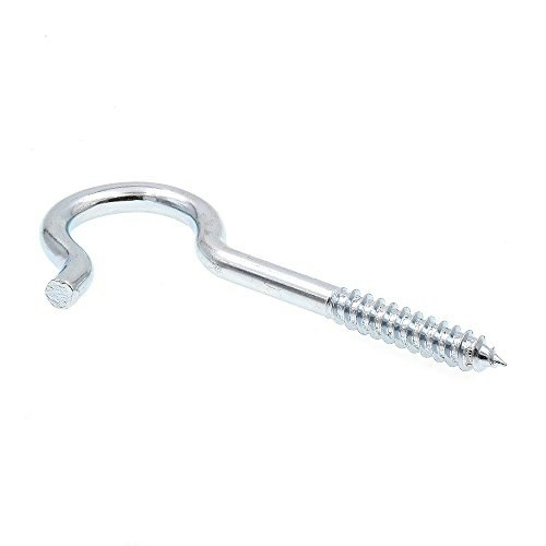 Prime-Line 5/16\" x 4-1/2\" Zinc Plated Steel Round Bend Screw Hooks 10-Pack: $9.55 Prime-Line 5/16\" x 4-1/2\" Zinc Plated Steel Round Bend Screw Hooks 10-Pack: $9.55