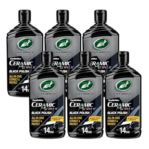 Turtle Wax Hybrid Solutions Ceramic Black Polish & Wax 14oz 6-Pack: $71.49