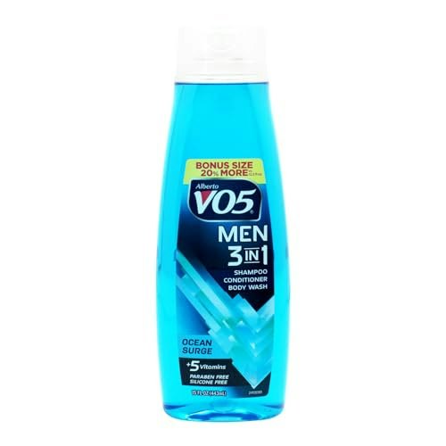VO5 Alberto Men 3-in-1 Fresh Ocean Surge Shampoo Conditioner and Body Wash 15-oz: $6.26 VO5 Alberto Men 3-in-1 Fresh Ocean Surge Shampoo Conditioner and Body Wash 15-oz: $6.26