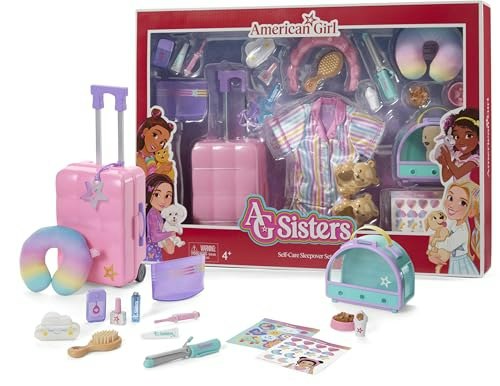 American Girl Sisters Self-Care Sleepover Doll Playset: $42.50 American Girl Sisters Self-Care Sleepover Doll Playset: $42.50