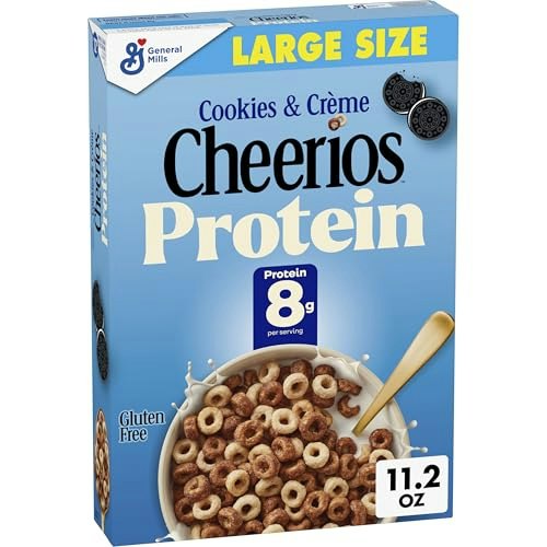 Cheerios Protein Cookies & Crème Cereal 11.2-oz.: $3.59