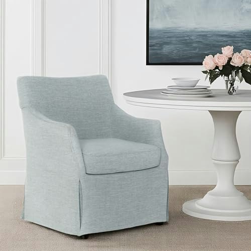 Martha Stewart London Upholstered Skirted Dining Arm Chair: $237 Martha Stewart London Upholstered Skirted Dining Arm Chair: $237
